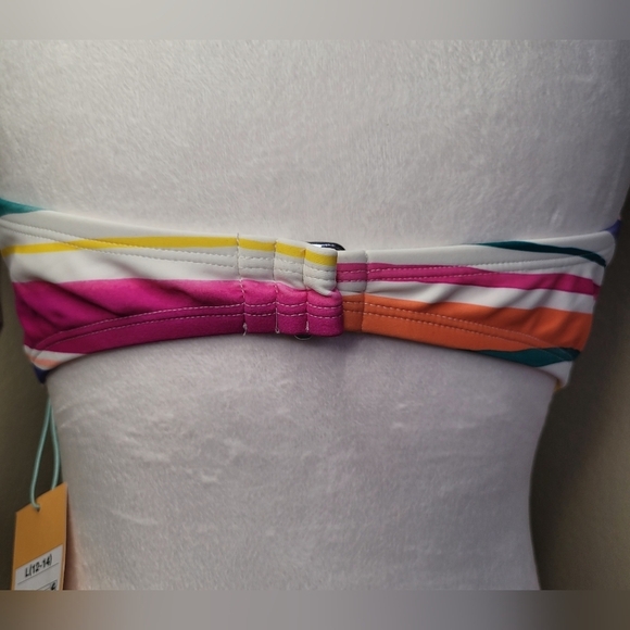 Striped Multi Twist Bandeau Bikini Top Kona-Sol, Large (12-14) - Picture 3 of 12
